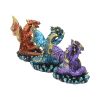 Three Wise Dragon Figurines