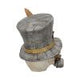 Count Archibald Steampunk Top Hat Skull 19.5cm