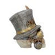 Count Archibald Steampunk Top Hat Skull 19.5cm