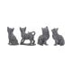 Adorable Lucky Black Cats 9cm Figures (Display of 24)