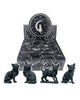 Purple Mystic Kitty 26cm Ouija Cat Figurine