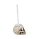 Brush with Death  Skull Toilet Brush Holder 16.4cm