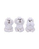 Three Wise Labradors 8.5cm