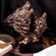 Song of the Wild Howling Wolf Bust 23cm