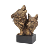 Song of the Wild Howling Wolf Bust 23cm