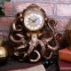 Octoclock Steampunk Octopus Squid Wall Clock