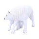 Winter Offspring Mother and Wolf Pup Ornament