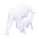 Winter Offspring Mother and Wolf Pup Ornament