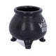 Small Black Witch's Brew Cauldron Pot Trinket Set of Four
