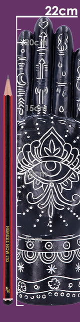Hamsa Hand of God Palmistry Style Ornament