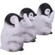 See No, Hear No, Speak No Evil Emperor Penguin Chick Figurines