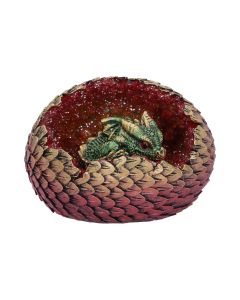 Purple Geode Home Glittering Hatchling and Egg Figurine