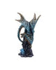 Geode Guard Green Dragon Sphere Crystal Figurine