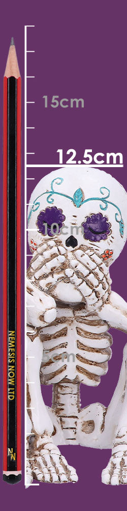 Three Wise Calaveras Skeleton Figurine 20.3cm