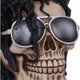 Bad Michael Jackson King of Pop Inspired Skull Ornament