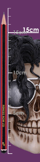 Bad Michael Jackson King of Pop Inspired Skull Ornament