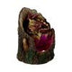 Arboreal Hatchling Red Dragon in Tree Trunk Light Up Figurine