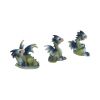 Triple Trouble Small Set of Three Dragon Infant Ornaments – billede 6