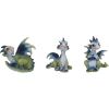 Triple Trouble Small Set of Three Dragon Infant Ornaments – billede 7