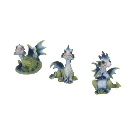 Triple Trouble Small Set of Three Dragon Infant Ornaments – billede 3