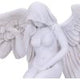 White Angels Offering Kneeling Caped Angel Figurine