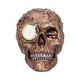 Bronze Scrapped Skull Steampunk Scrap Skeleton Figurine