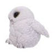 Feathers Cute Round Snowy Owl Figurine
