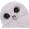 Feathers Cute Round Snowy Owl Figurine