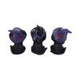 Three Wise Familiars See No Hear No Speak No Evil Black Cats Figurine