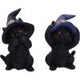 Three Wise Familiars See No Hear No Speak No Evil Black Cats Figurine