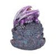 Crystalline Protector Purple Dragon Geode Backflow Incense Burner
