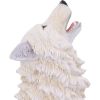Storms Cry Howling White Wolf Figure 41.5cm