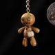 Pack of 12 Dark Curse Voodoo Doll Keyrings