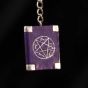 Pack of 12 Witches Grimoire Book of Spells Keyrings