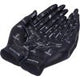 Palmist's Guide Black Chiromancy Hands Candle Holder