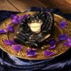 Palmist's Guide Black Chiromancy Hands Candle Holder
