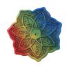 Rainbow Meditation Incense Burner 26cm (Set of 4)