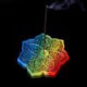 Rainbow Meditation Incense Burner 26cm (Set of 4)