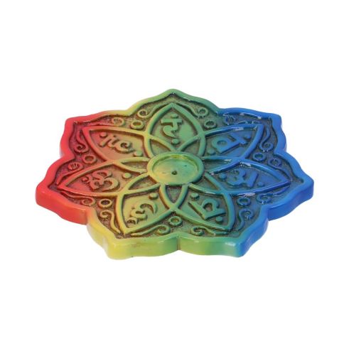 Rainbow Meditation Incense Burner 26cm (Set of 4)