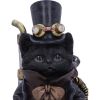 Steampunk Cat Figurine 19.5cm