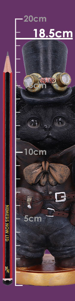 Steampunk Cat Figurine 19.5cm