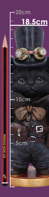 Steampunk Cat Figurine 19.5cm