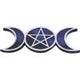 Set Of Four Lunar Trinity Incense Burners 21.5cm