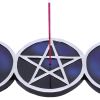 Set Of Four Lunar Trinity Incense Burners 21.5cm – billede 6