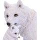 Winter Bond Mother Wolf and Pup Figurine 30cm