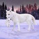 Winter Bond Mother Wolf and Pup Figurine 30cm