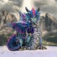 Orb Hoard Dragon Figurine (Blue)
