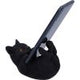 Familiar Helper Black cat Mobile Phone Holder 12.5cm