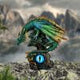 Forest Seer Green Dragon Eye Figurine 16cm