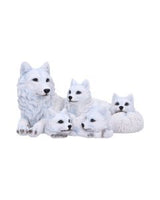 Protected Pups Wolf and Cubs Figurine